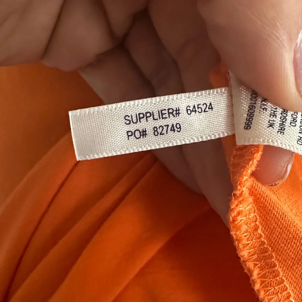 Ralph Lauren Rugby Halter Maxi Dress in Bright Orange, Med - Picture 8 of 9
